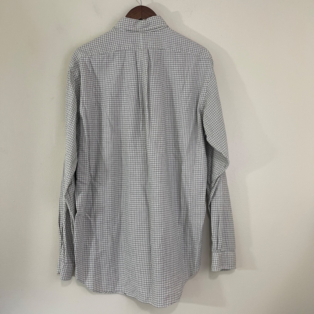 Ralph Lauren Shirt Mens Size 16 36/37 Yarmouth 100% Cotton Plaid Button Up - Picture 4 of 9